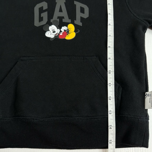 GAPKids X Disney Mickey Mouse Logo Hoodie Size 5 - Picture 7 of 8